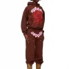 Sp5der Web Hoodie Brown