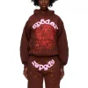 Sp5der Web Hoodie Brown