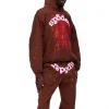 Sp5der Web Hoodie Brown