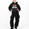 Sp5der Souvenir Hoodie Black