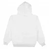 Sp5der OG Rhinestone Logo Hoodie White