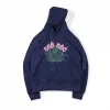 Sp5der Young Thug 555555 Angel Hoodie – Navy