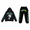 999 Club Spider Young Thug Tracksuit Black