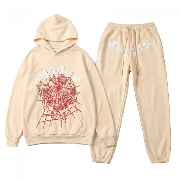 Spider worldwide Tracksuit Beige
