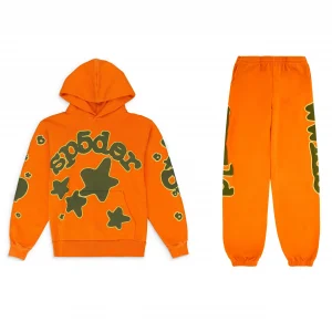 Sp5der Beluga Tracksuit Orange