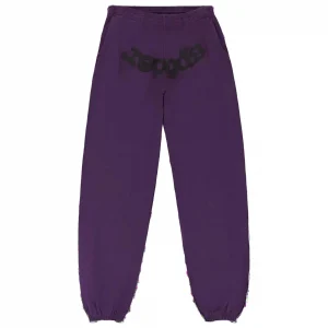 Sp5der Web SWEATPANTS Purple