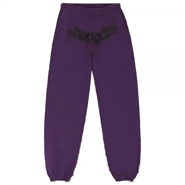 Sp5der Web SWEATPANTS Purple